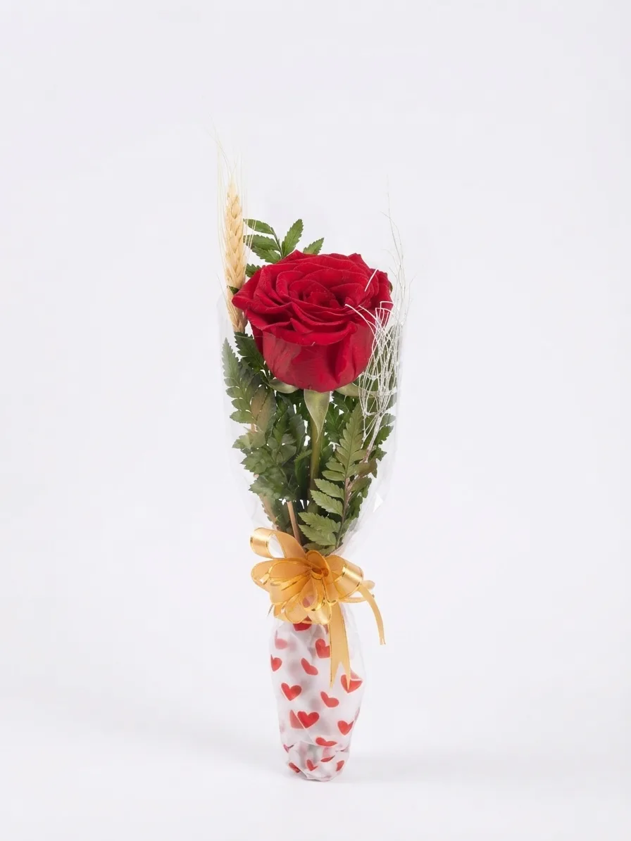Rosa Vermelha Enfeitada